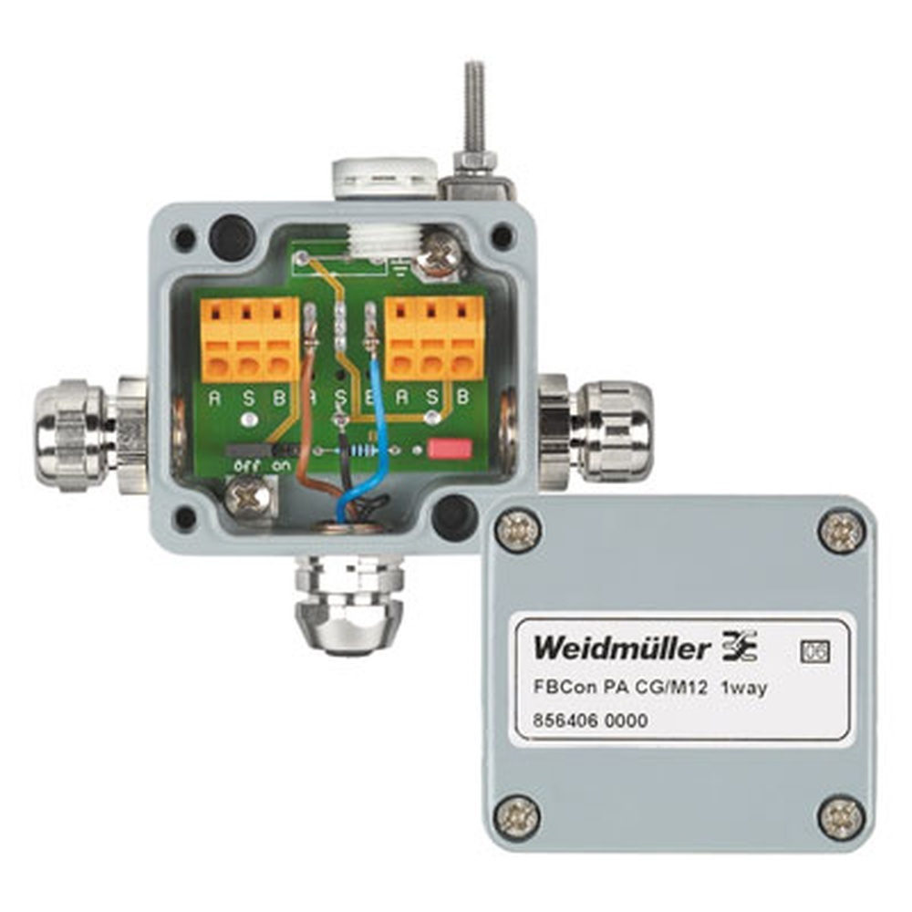 Weidmüller Standardverteiler 8564060000 Typ FBCon PA CG/M12 1way