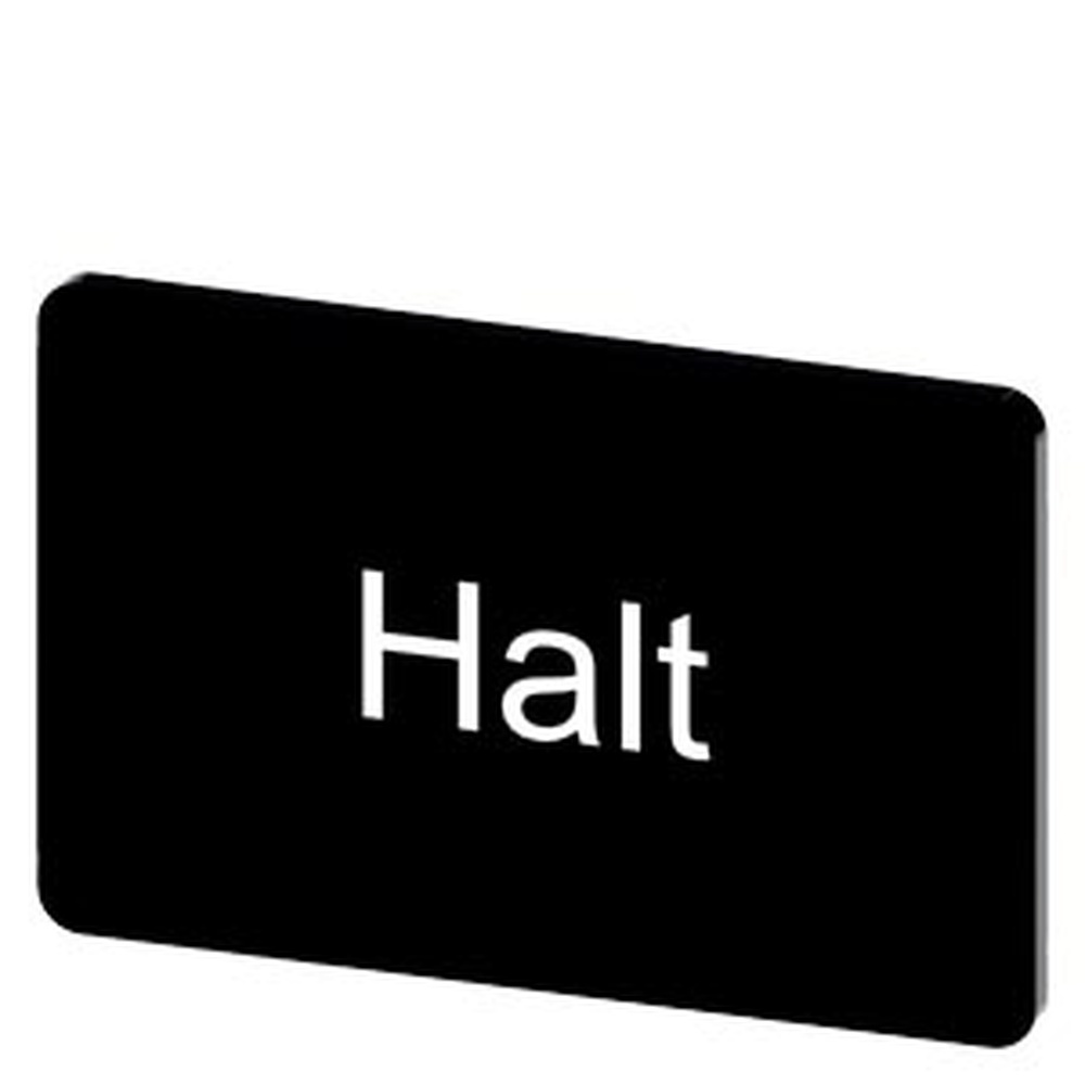 Siemens Bezeichnungsschild 3SU1900-0AD16-0AK0