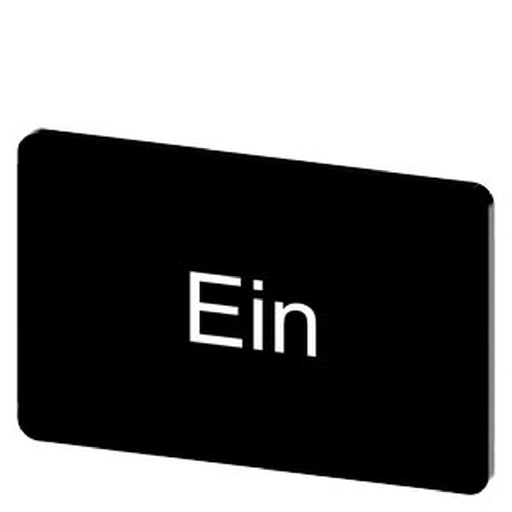 Siemens Bezeichnungsschild 3SU1900-0AD16-0AB0