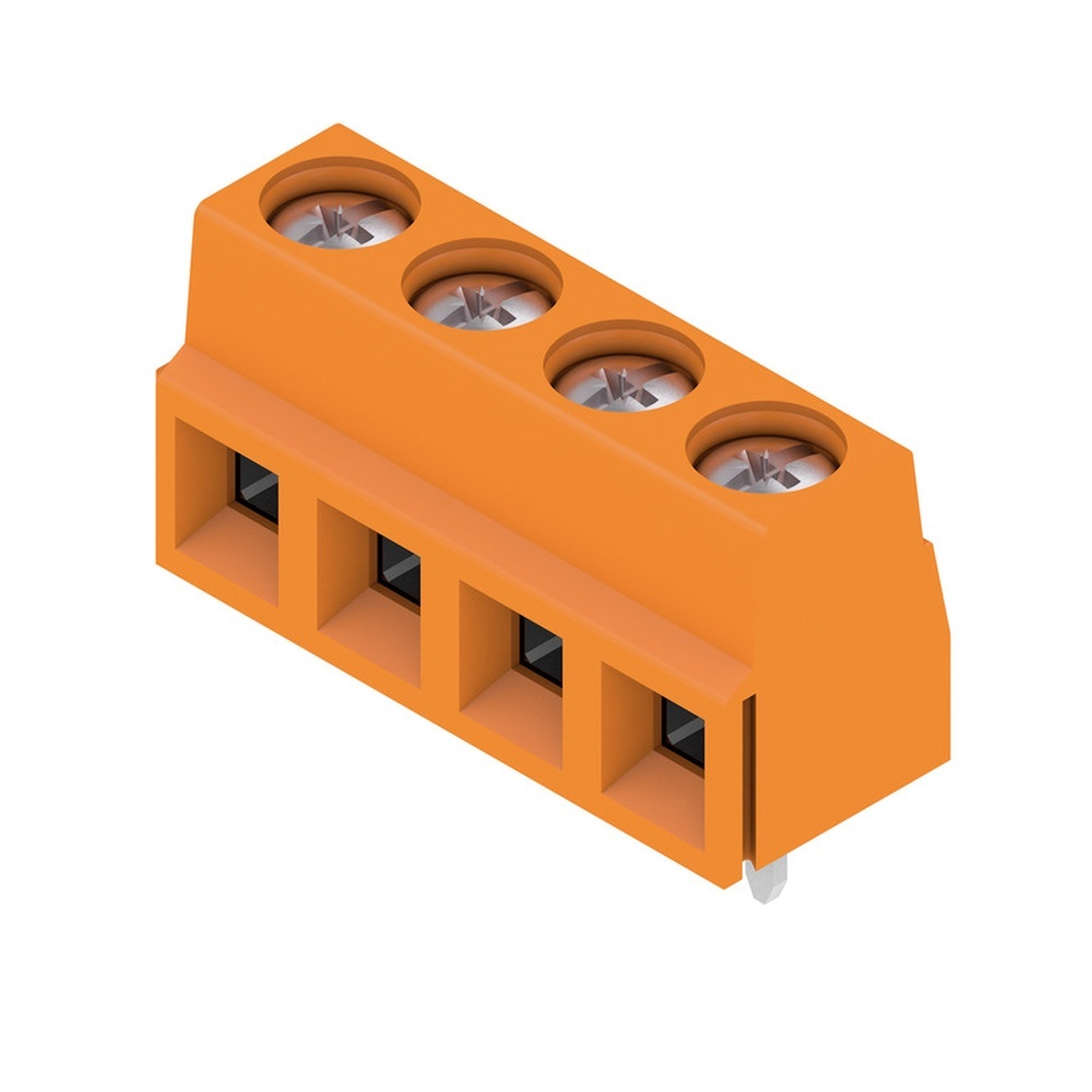 Weidmüller Leiterplattenklemme 1912540000 Typ LS 5.08/04/90 3.5SN OR BX
