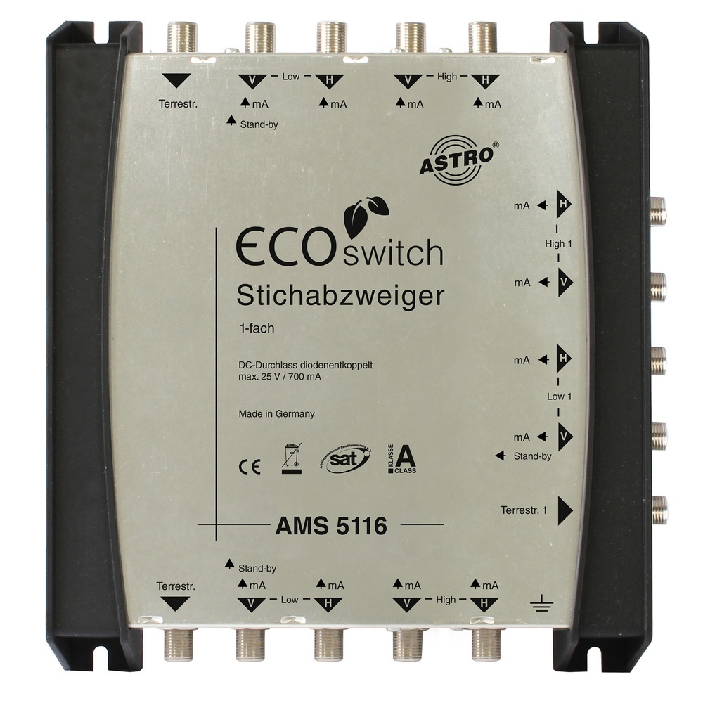 Astro Bit Profi-Sat-ZF Abzweiger 1-fach 360553 Typ AMS 5116 ECOswitch