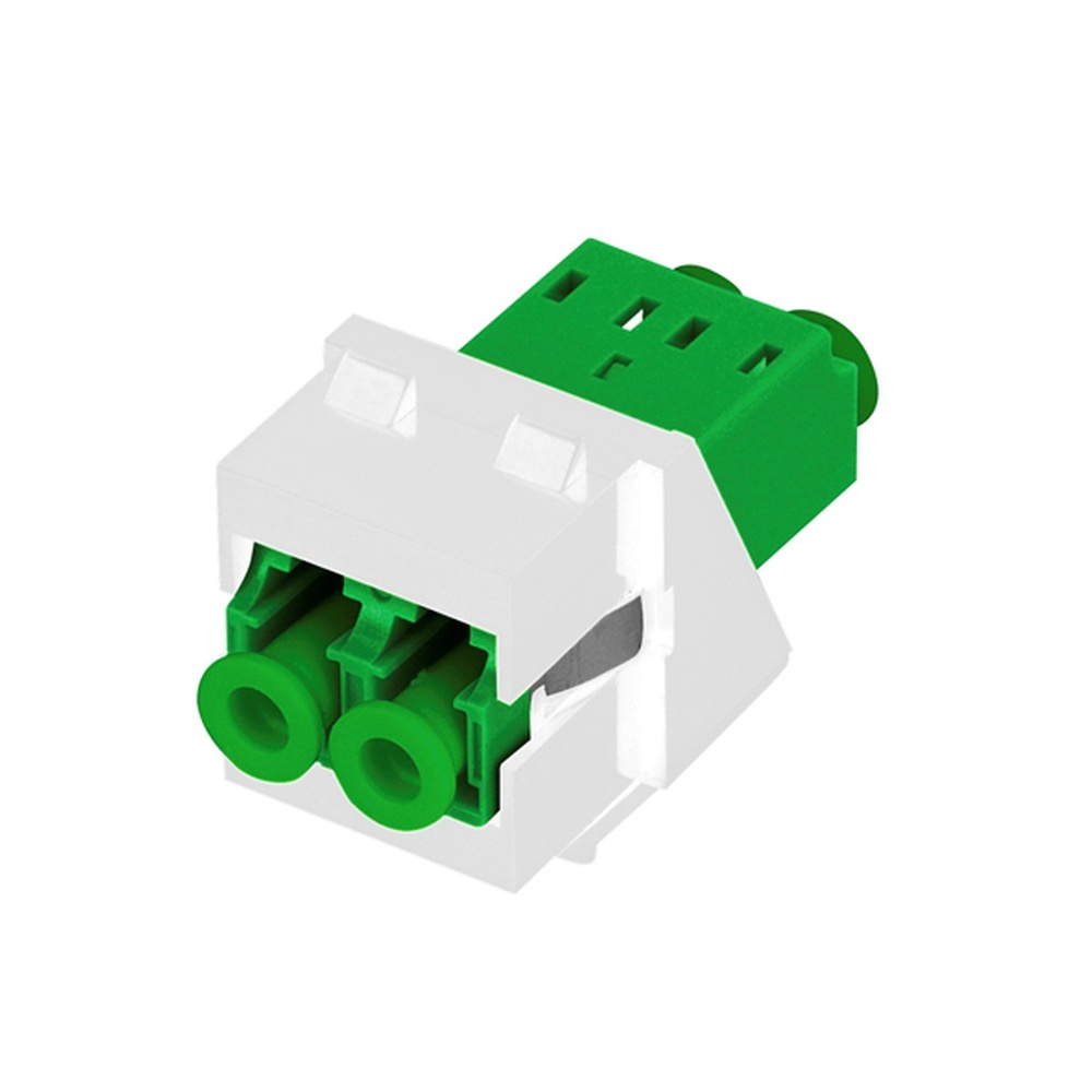 Rutenbeck Keystone Modul 228080400 Typ KMK-LC-D OS2 APC grün rw