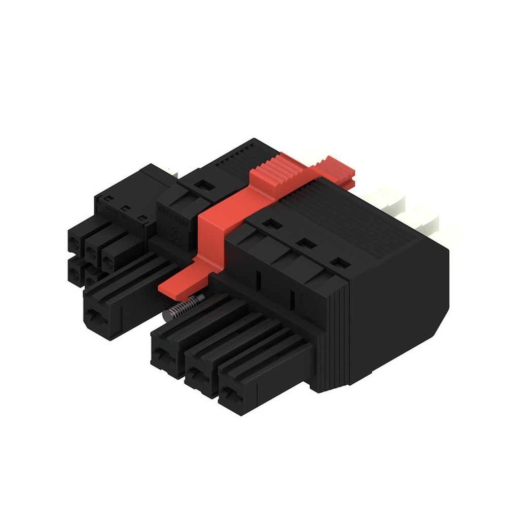 Weidmüller Hybridsteckverbinder 2549570000 Typ BVFL 7.62HP/04/180MSF4 BCF/06R SN BK BX