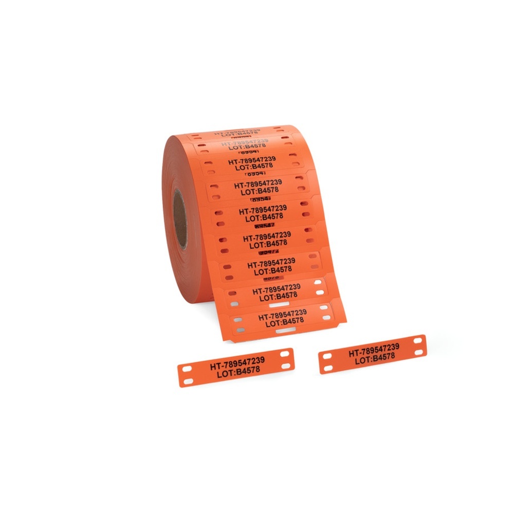 Hellermann Kennzeichnungsschild 556-80522 Typ TAGPU15X75-4-PUR-OG