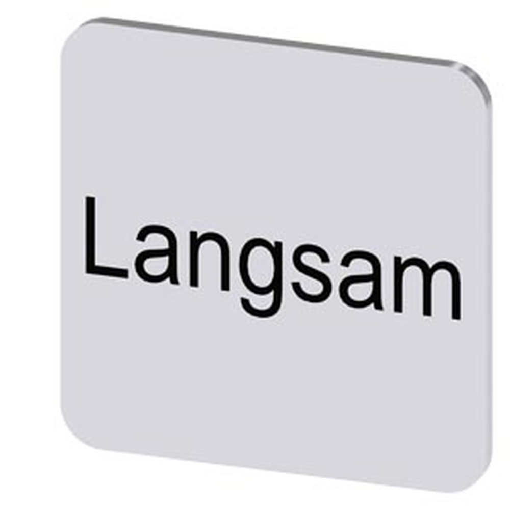 Siemens Bezeichnungsschild 3SU1900-0AF81-0AN0