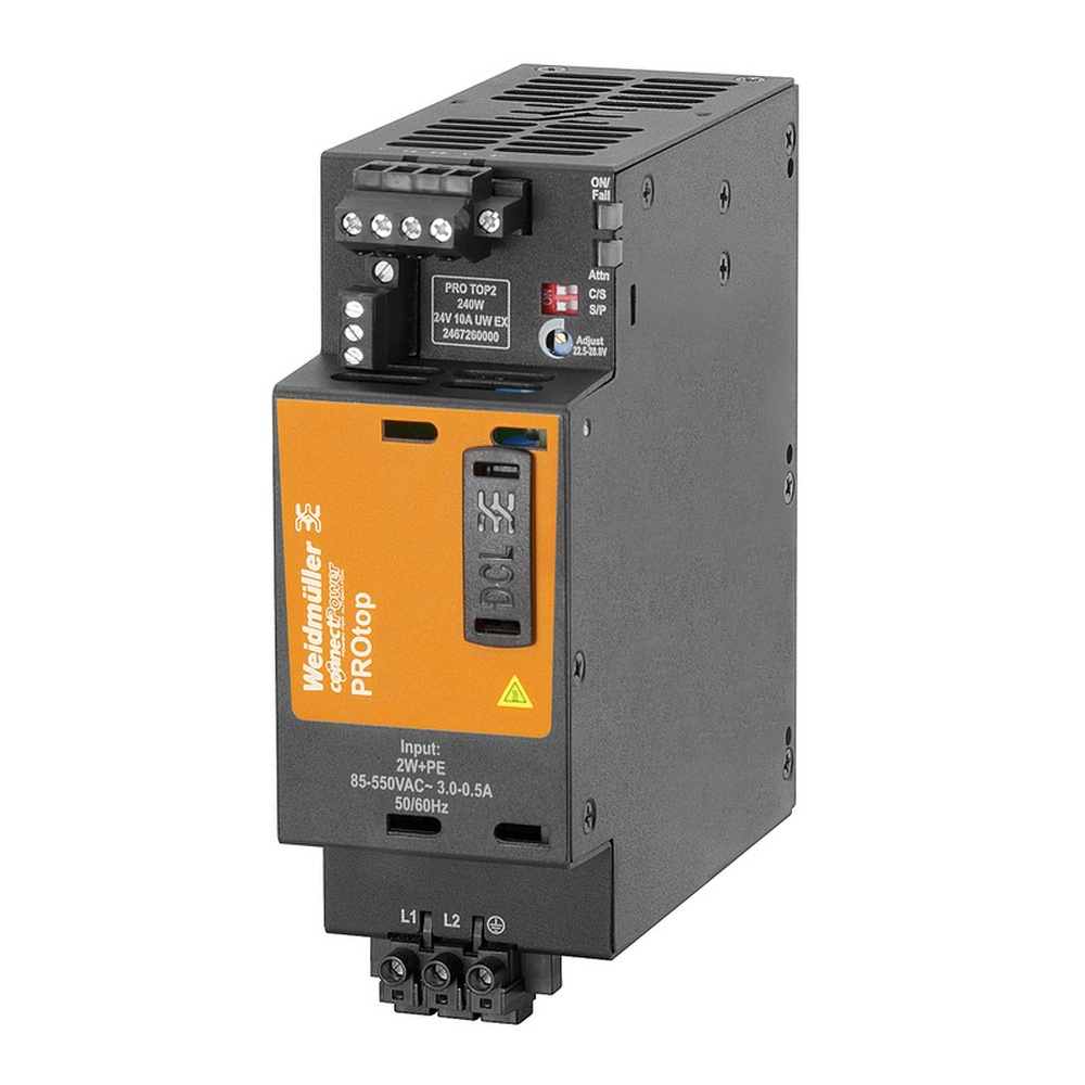 Weidmüller Stromversorgungsgerät 2467260000 Typ PRO TOP2 240W 24V 10A UW EX