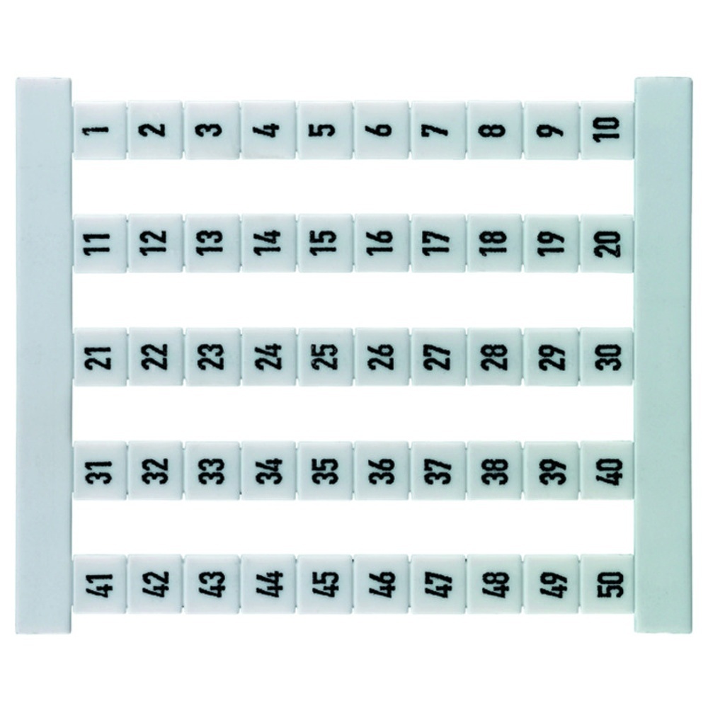 Weidmüller Klemmenmarkierung 0473560001 Typ DEK 5 FS 1-50