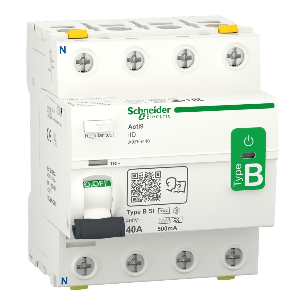 Schneider Electric Fehlerstrom Schutzschalter A9Z66440