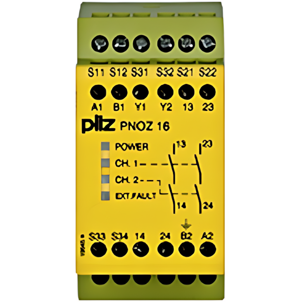 Pilz Sicherheitsschaltgerät 774066 Typ PNOZ 16 230VAC 24VDC 2n/o