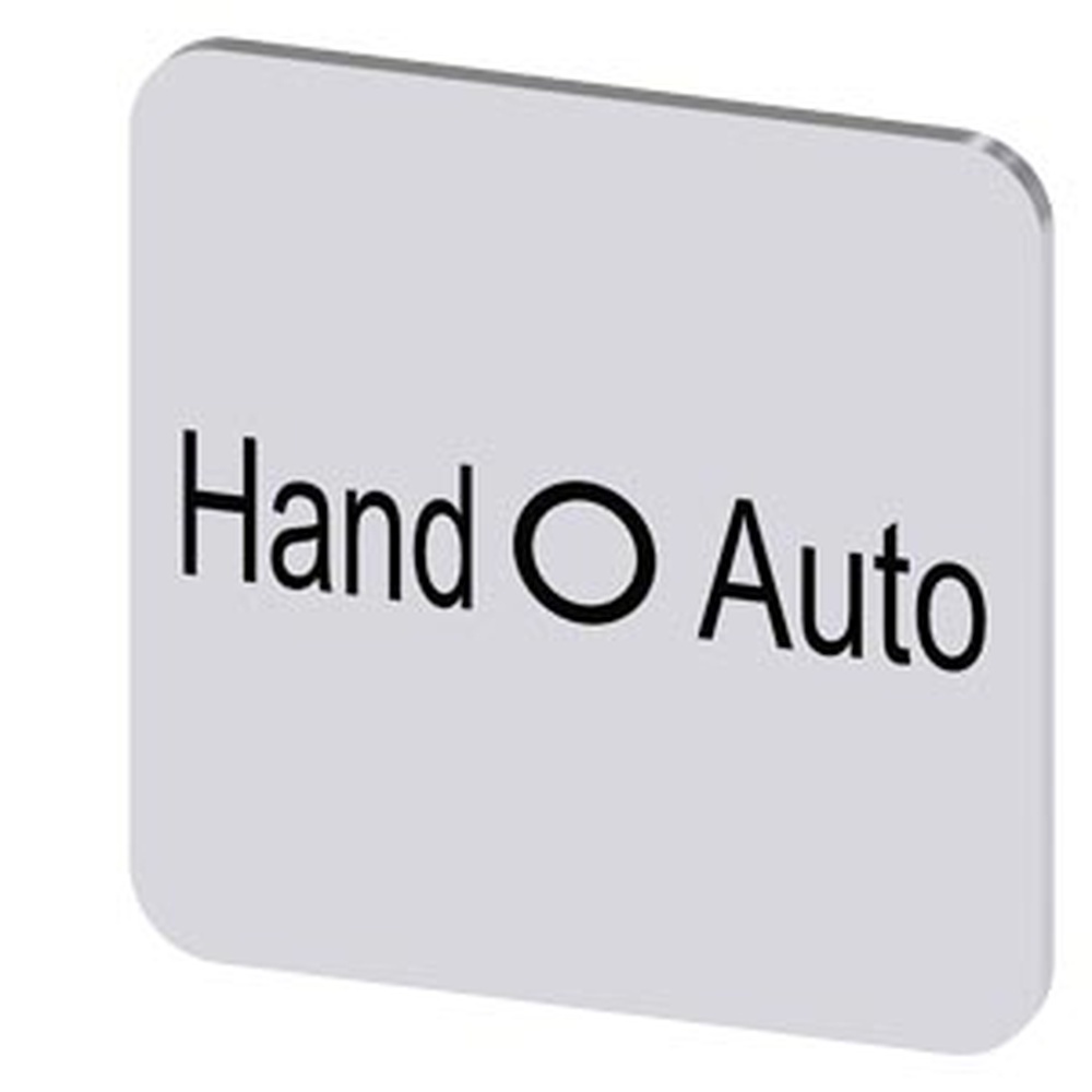 Siemens Bezeichnungsschild 3SU1900-0AF81-0DD0