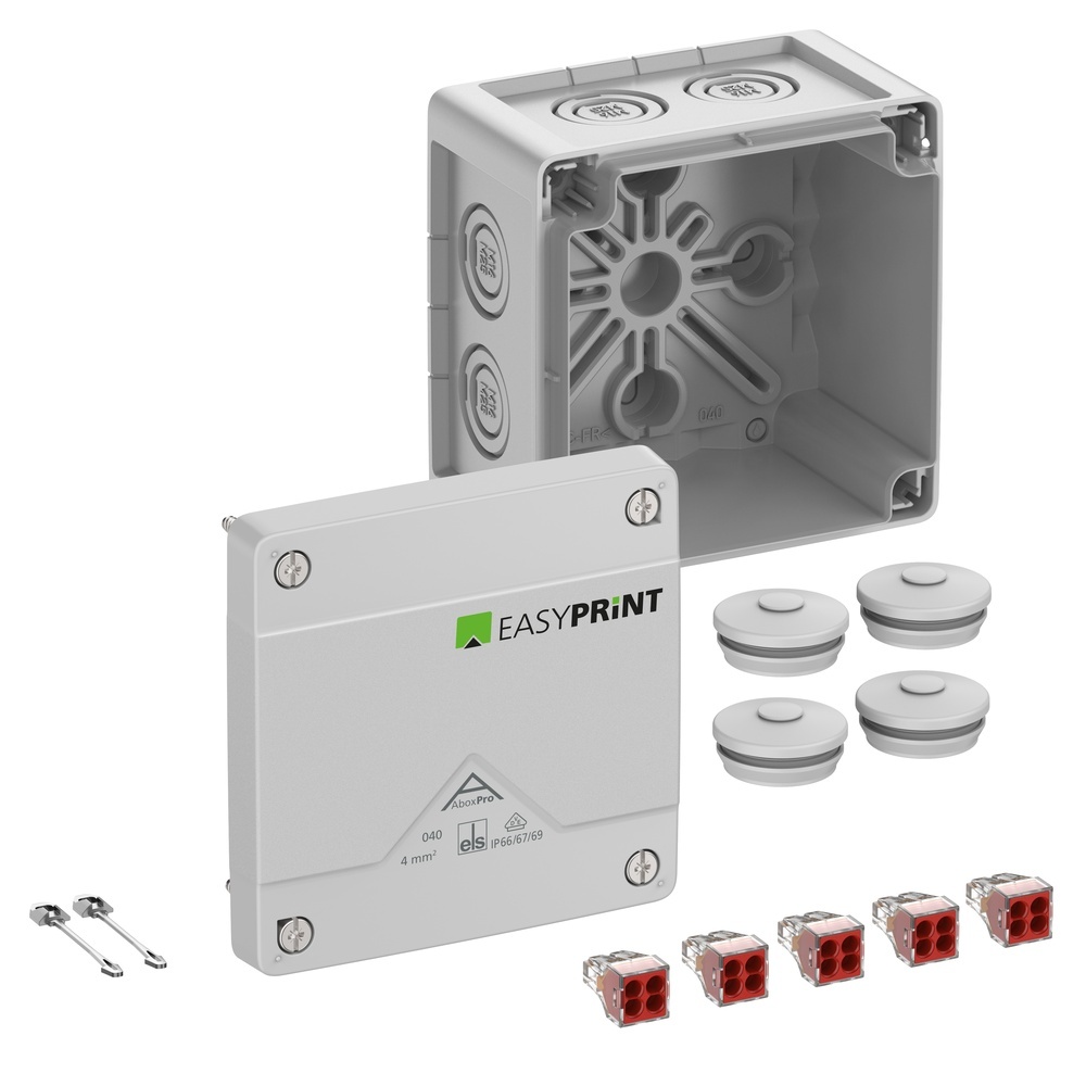 Spelsberg Abzweigkasten 404420EP Typ Abox Pro 040-4² EasyPrint