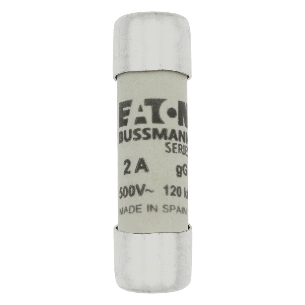 Eaton Sicherungseinsatz C10G2 Typ CYLINDRICAL FUSE 10 x 38 2A GG 500V AC