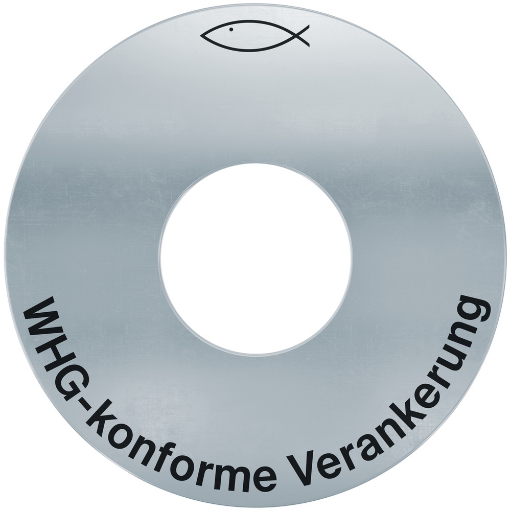 Fischer WHG Kennzeichnungsscheibe 558309 Typ WHG Kennzeichnung FD-Beton M12
