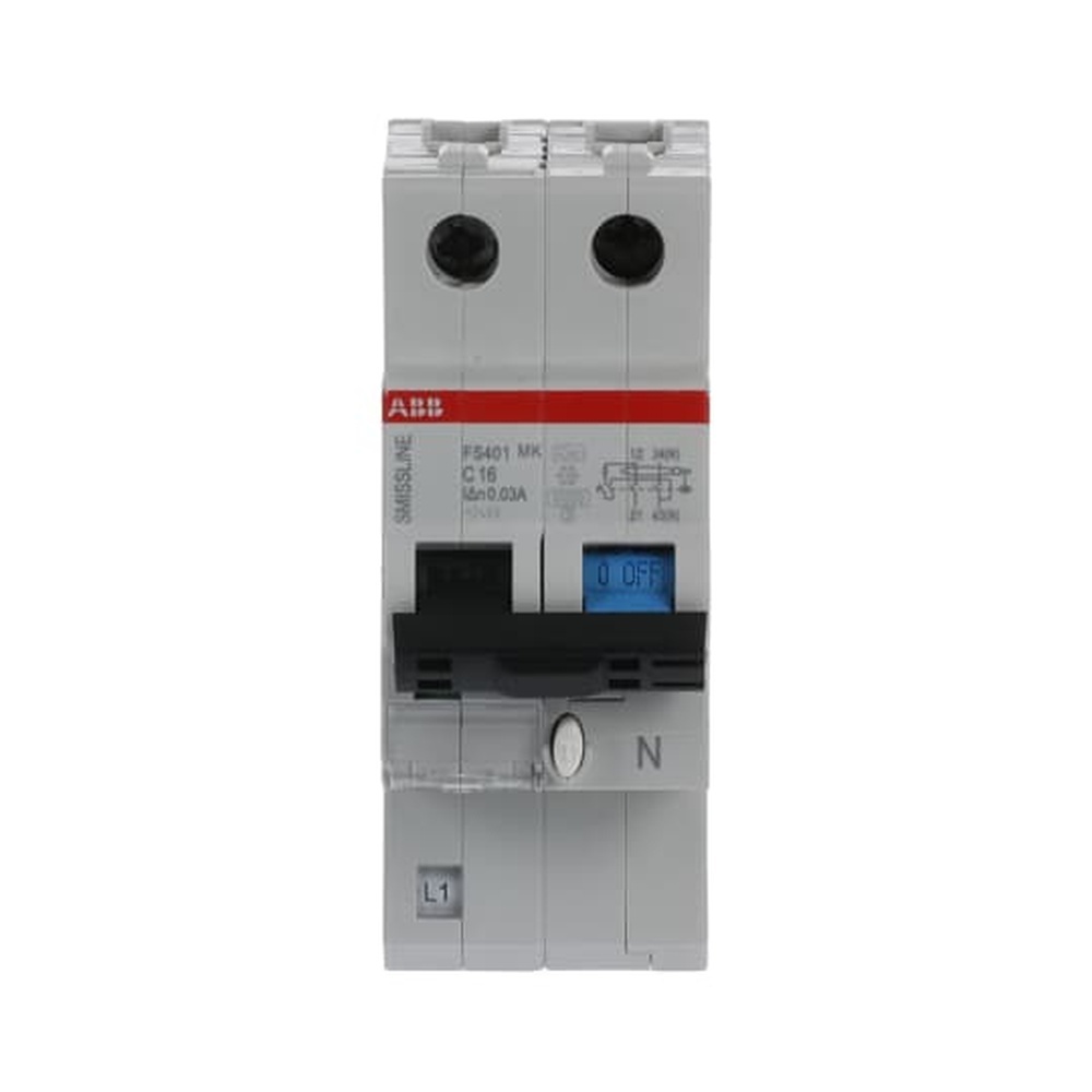 ABB Kombination FI Schalter Leitungsschutzschalter 2CCL562310E0164 Typ FS401MK-C16/0.03