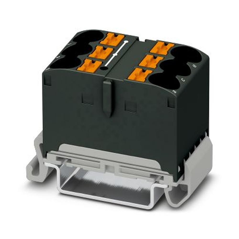 Phoenix Contact Verteilerblock 1082486 Typ PTFIX 6X10/S-NS35A BK