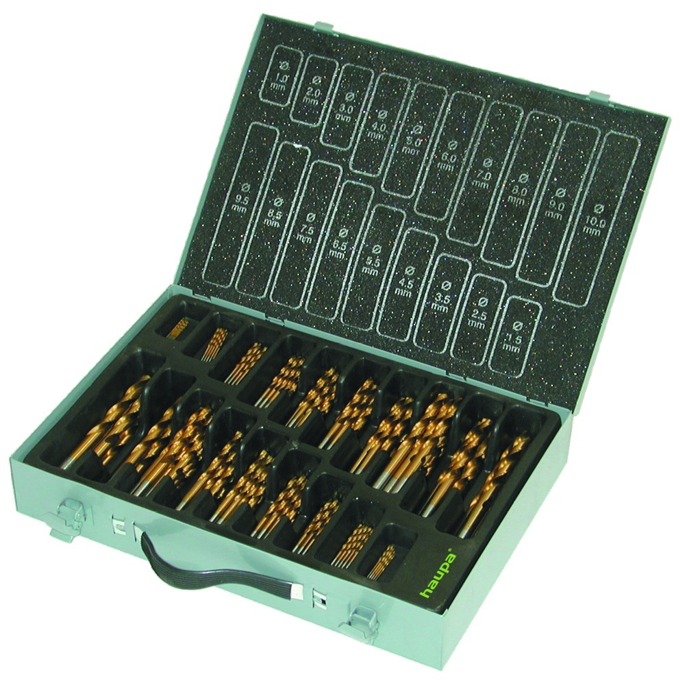 Haupa HSS Spiralbohrersortiment 230301/TIN
