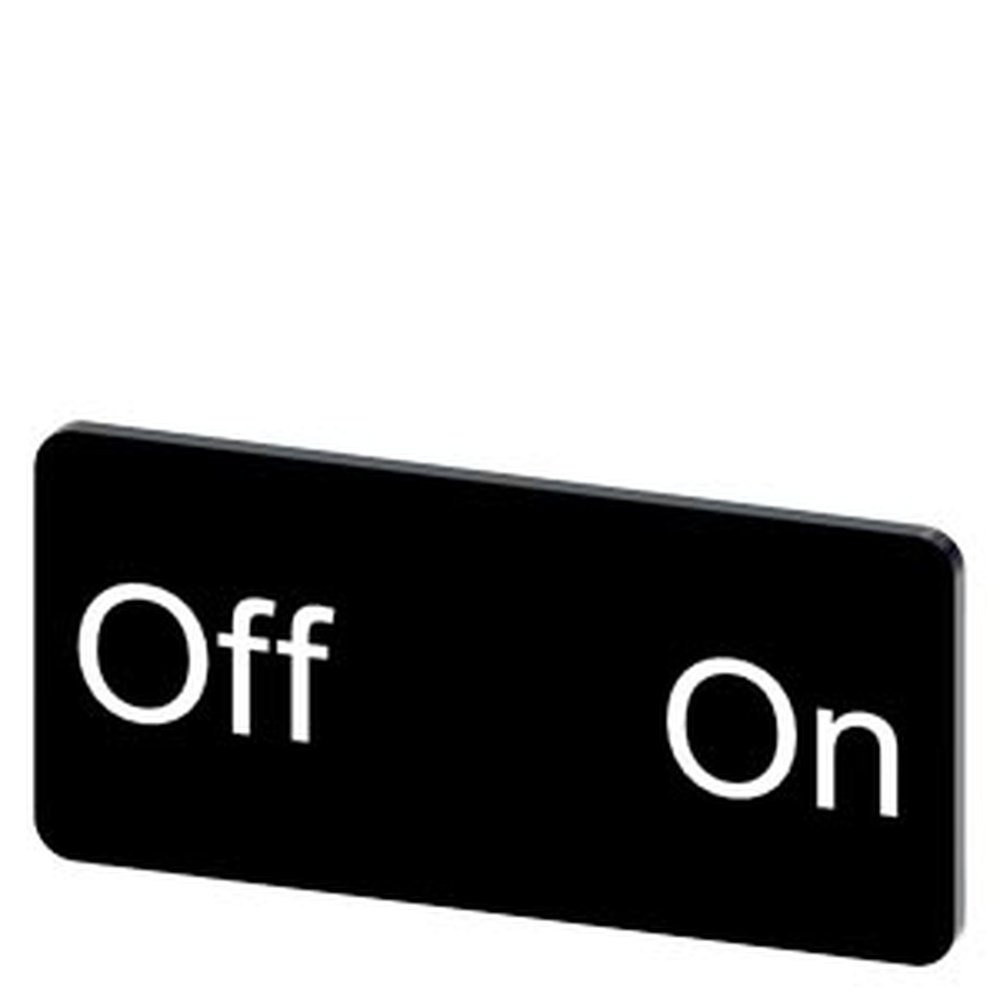 Siemens Bezeichnungsschild 3SU1900-0AC16-0DH0