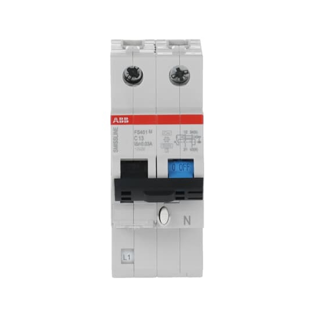 ABB Kombination FI Schalter Leitungsschutzschalter 2CCL562110E0134 Typ FS401M-C13/0.03