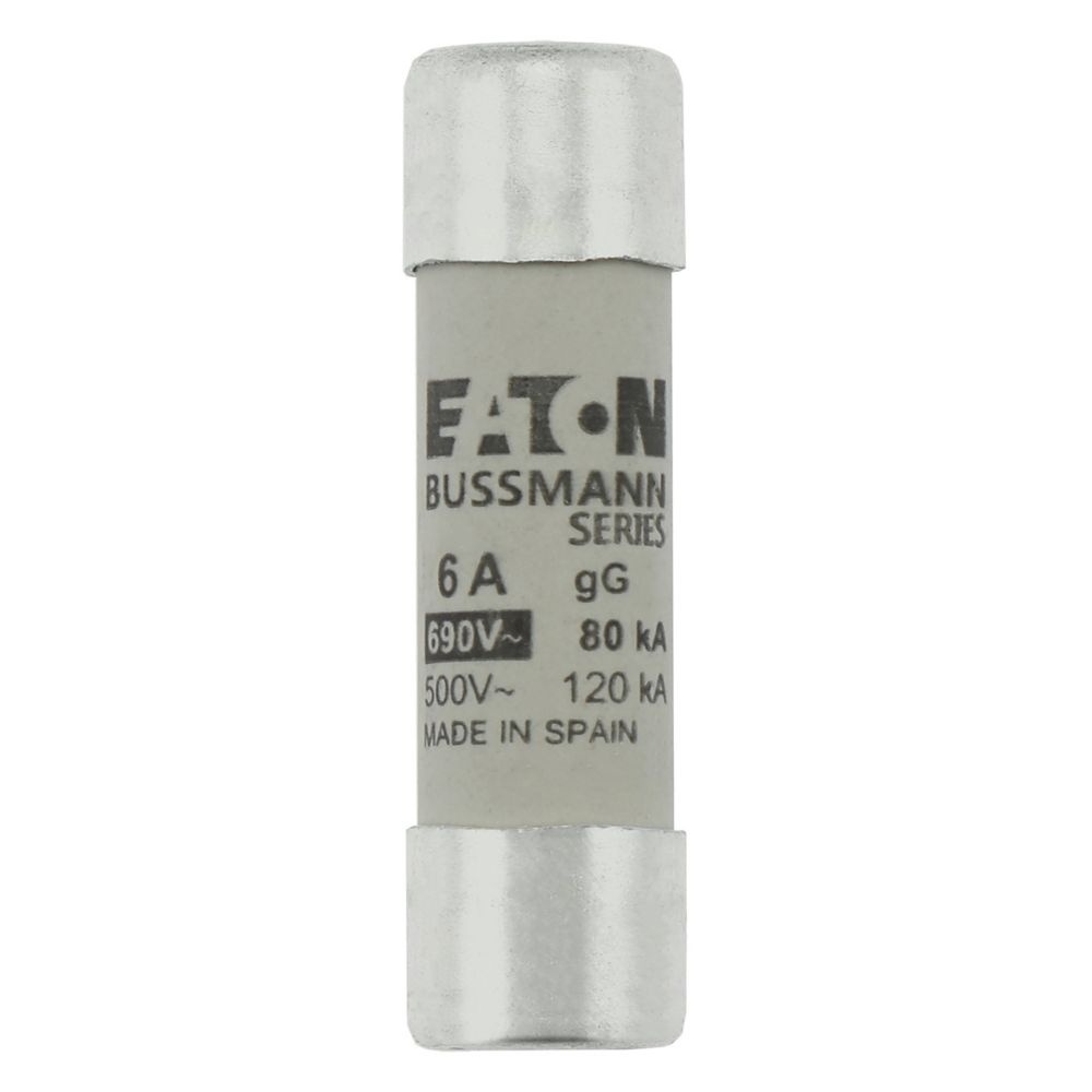 Eaton Sicherungseinsatz C14G6 Typ CYLINDRICAL FUSE 14 x 51 6A GG 690V AC