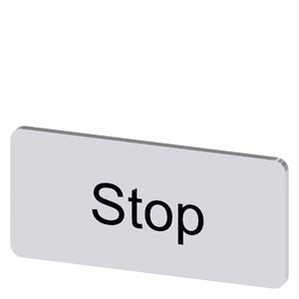 Siemens Bezeichnungsschild 3SU1900-0AC81-0DS0