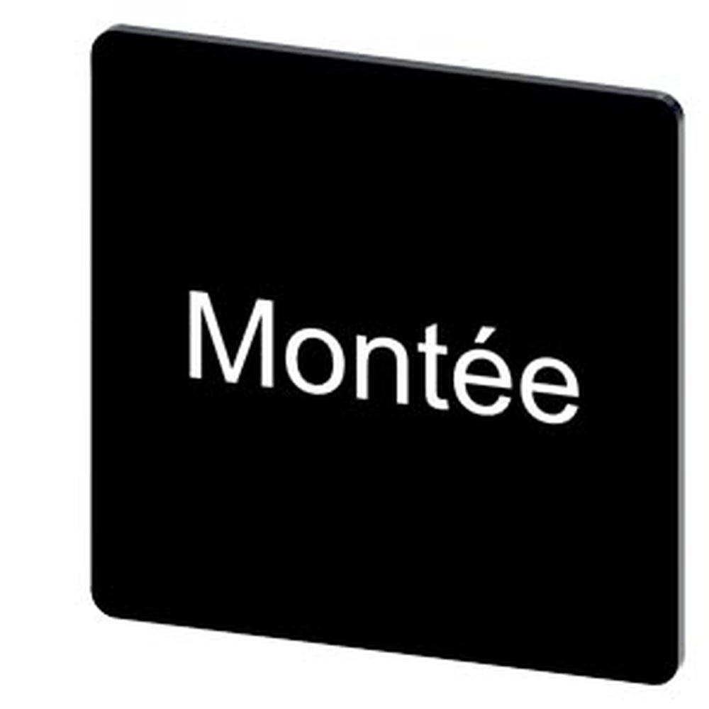 Siemens Bezeichnungsschild 3SU1900-0AE16-0GC0