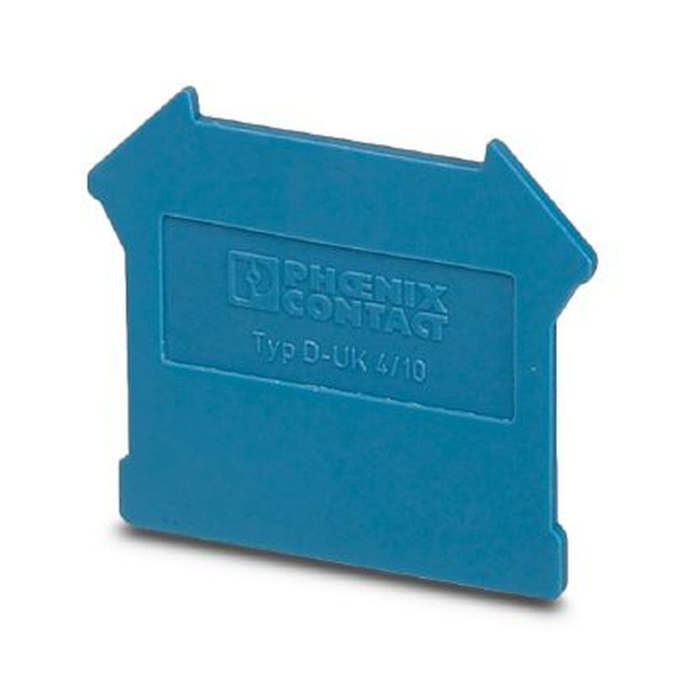 Phoenix Contact Abschlussdeckel 3003101 Typ D-UK 4/10 BU