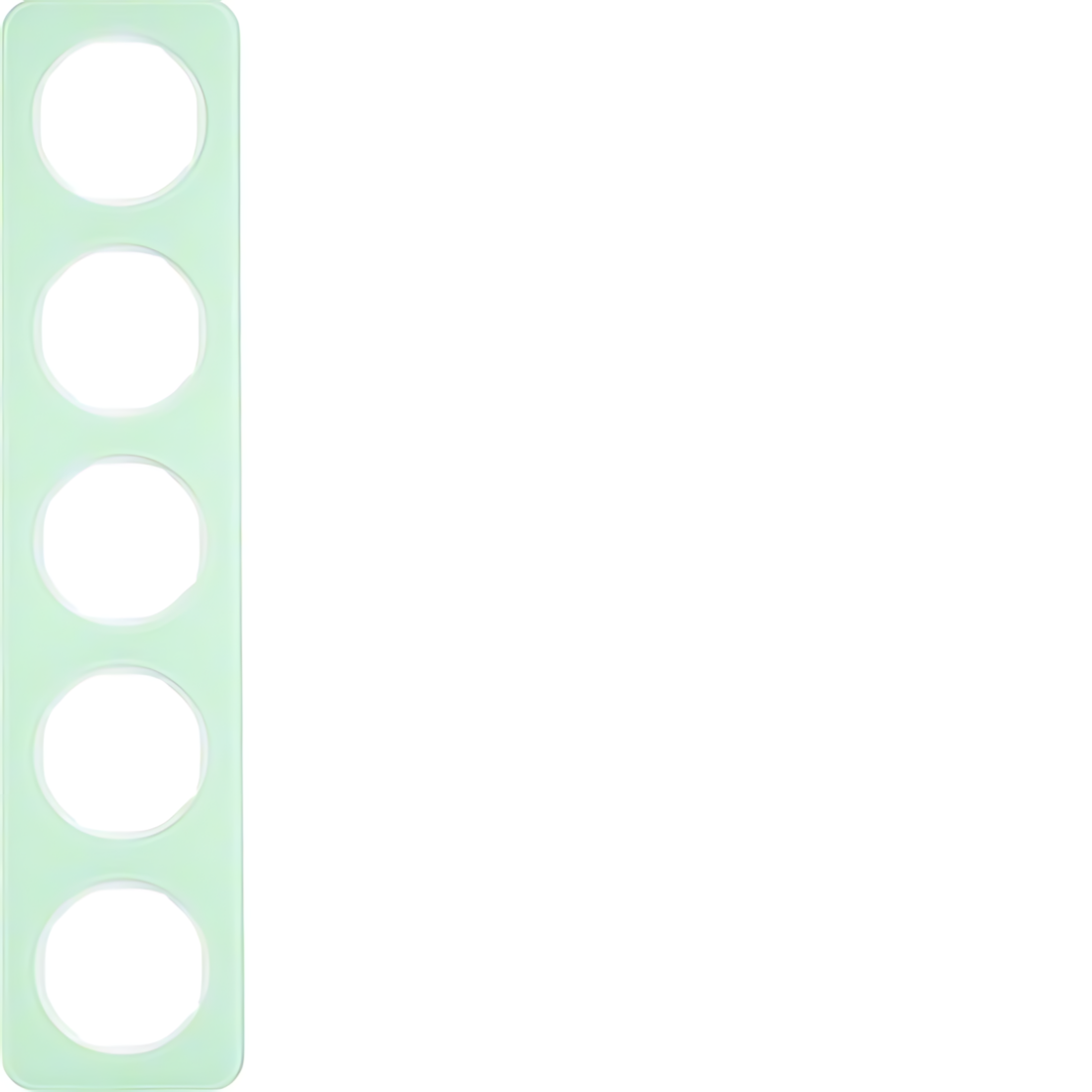 Berker 5fach Rahmen 10152109