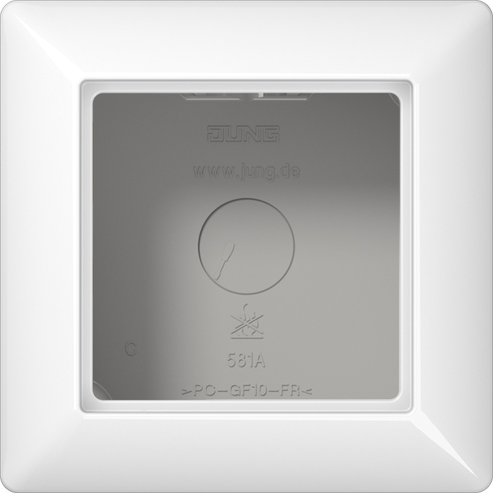 Jung Aufputz Kappe AS 581 A WW