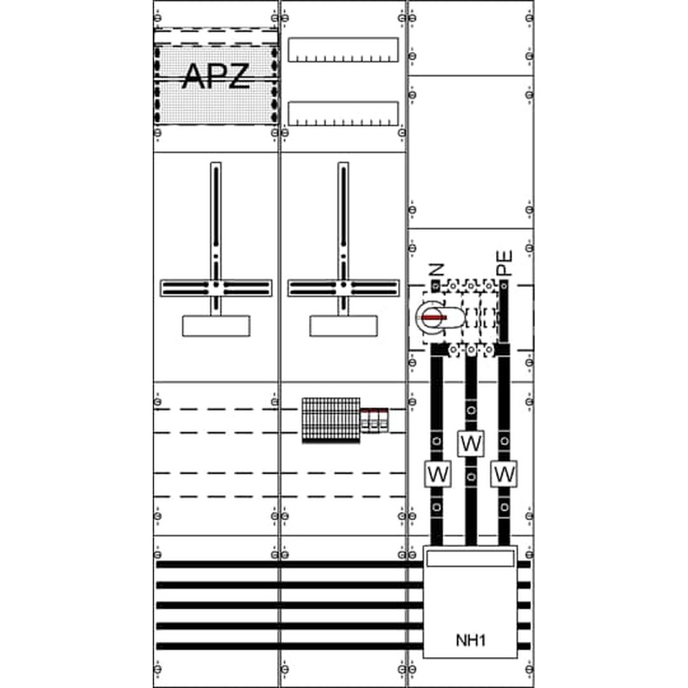Striebel & John Mess Wandlerfeld 2CPX056027R9999 Typ WF39KW15