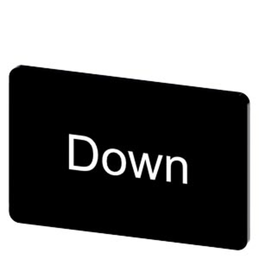 Siemens Bezeichnungsschild 3SU1900-0AD16-0DM0