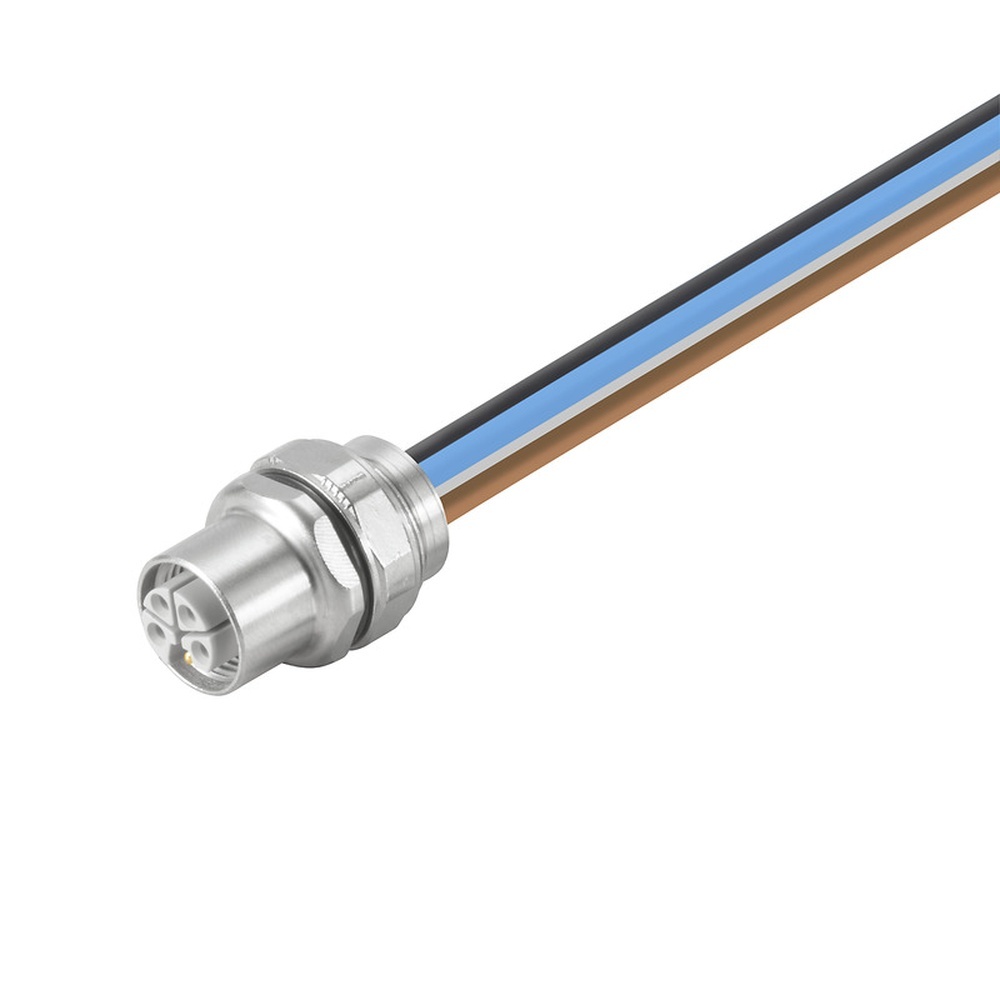 Weidmüller Rundsteckverbinder 2530780000 Typ SAIE-M12BL-0.3VFM16-1.5