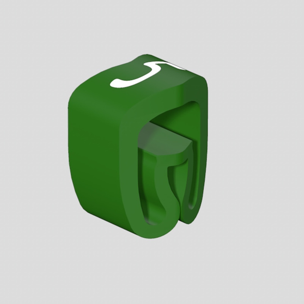 Weidmüller Kabelmarkierungssystem 0252611518 Typ CLI C 1-3 GN/WS 5 MP