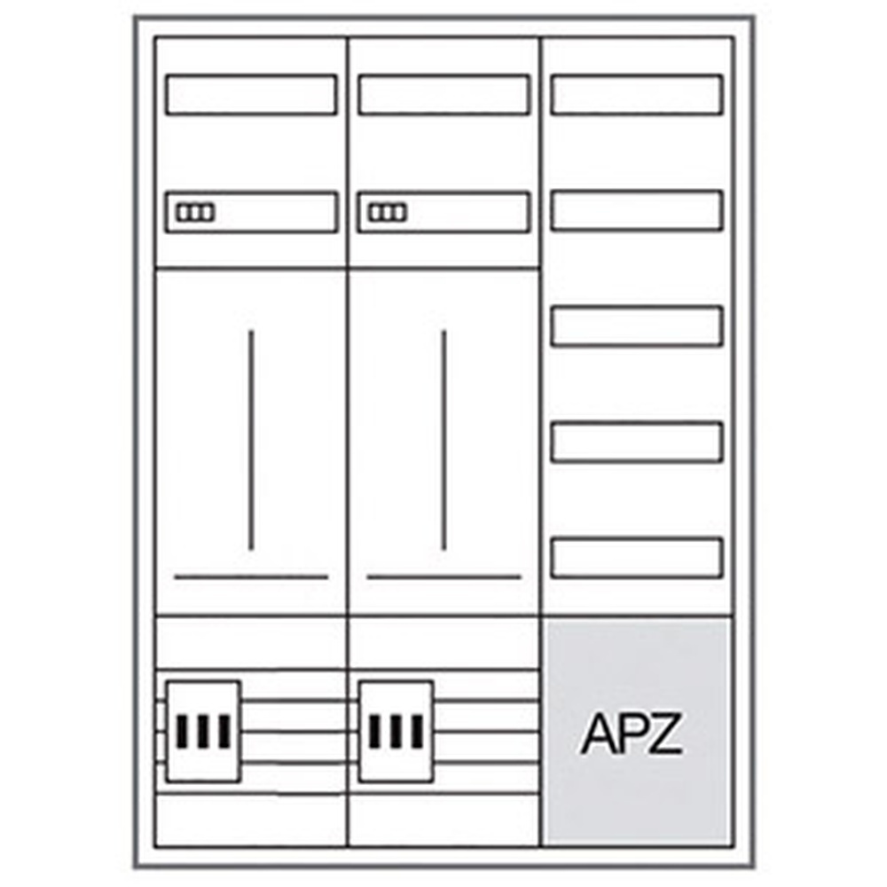 Hager Komplettschrank ZB333Q25EN