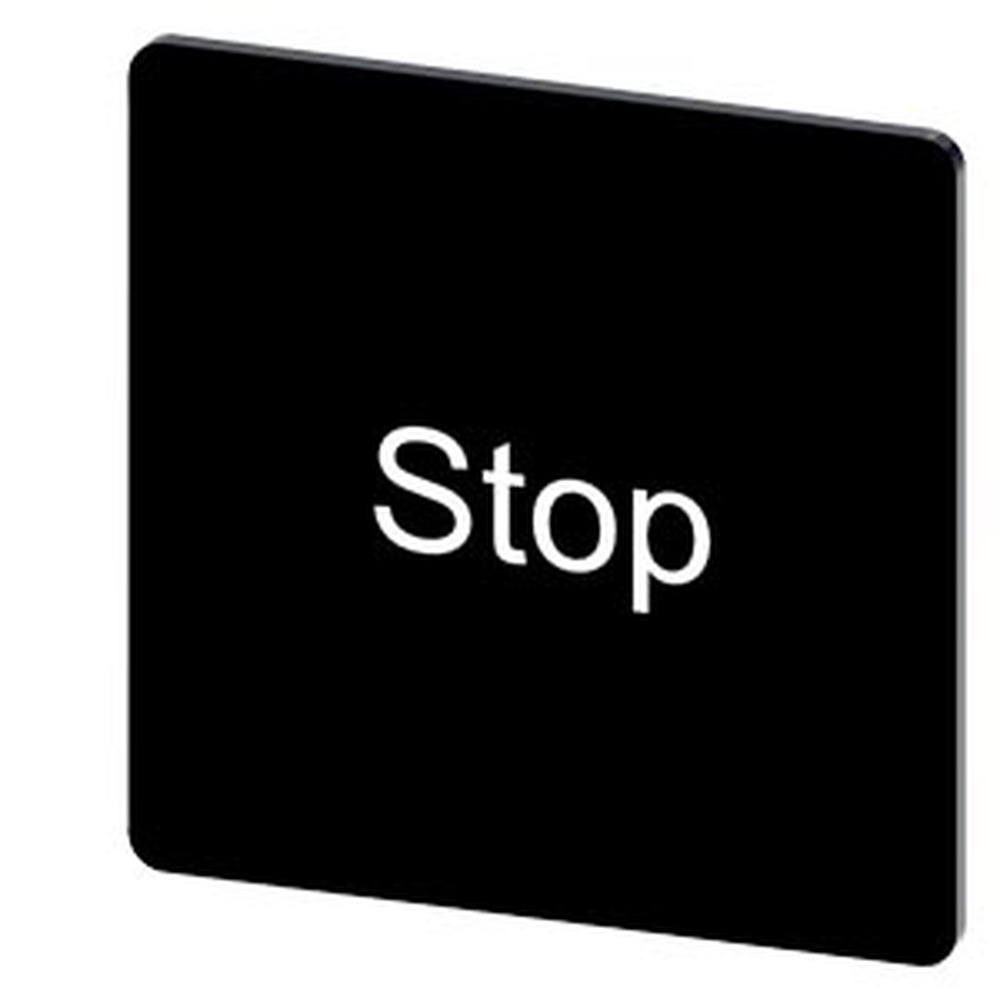 Siemens Bezeichnungsschild 3SU1900-0AE16-0DS0