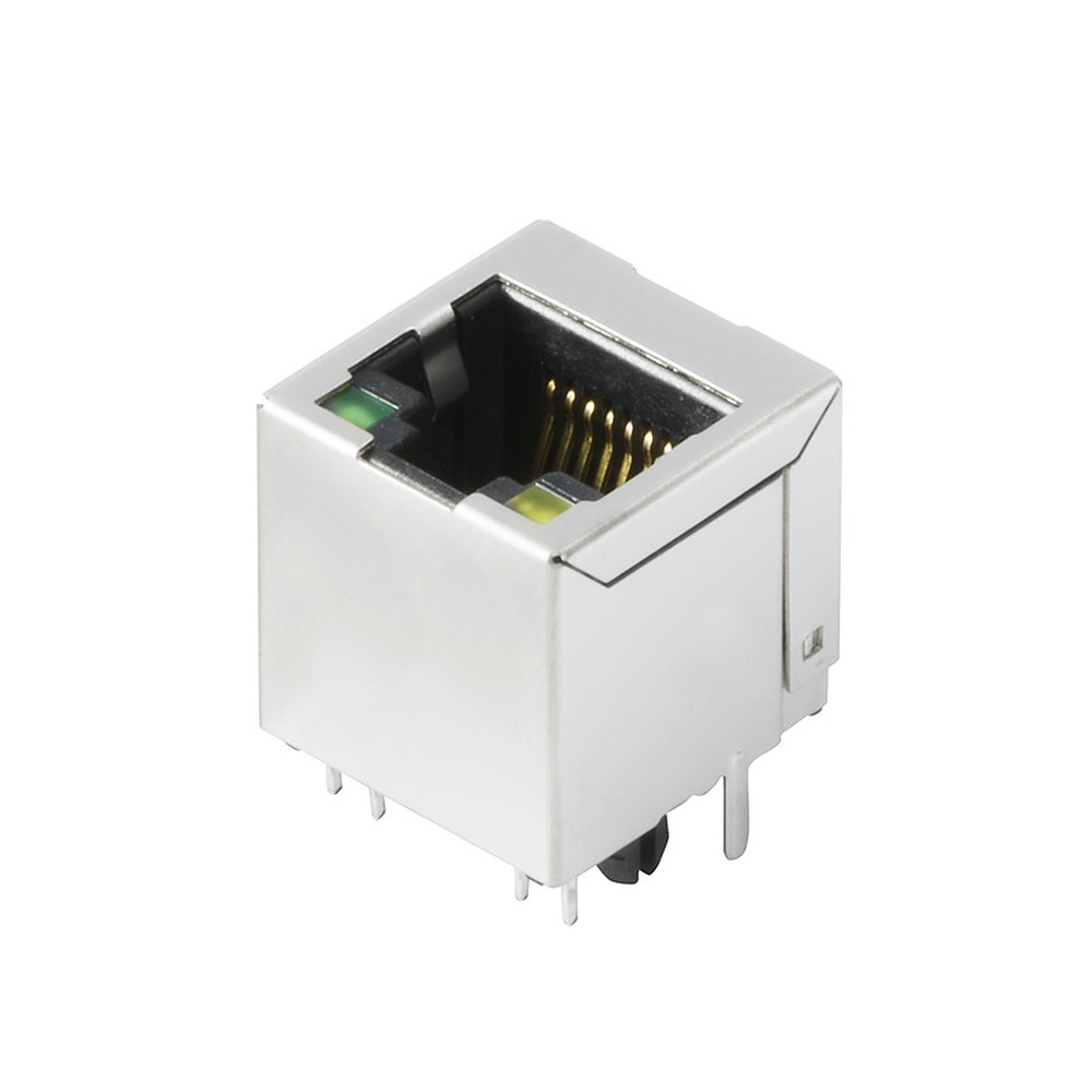 Weidmüller Leiterplattensteckverbinder 2516380000 Typ RJ45C5 R1V 3.2N4G/Y TY