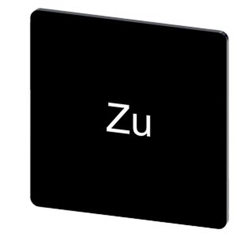 Siemens Bezeichnungsschild 3SU1900-0AE16-0AL0