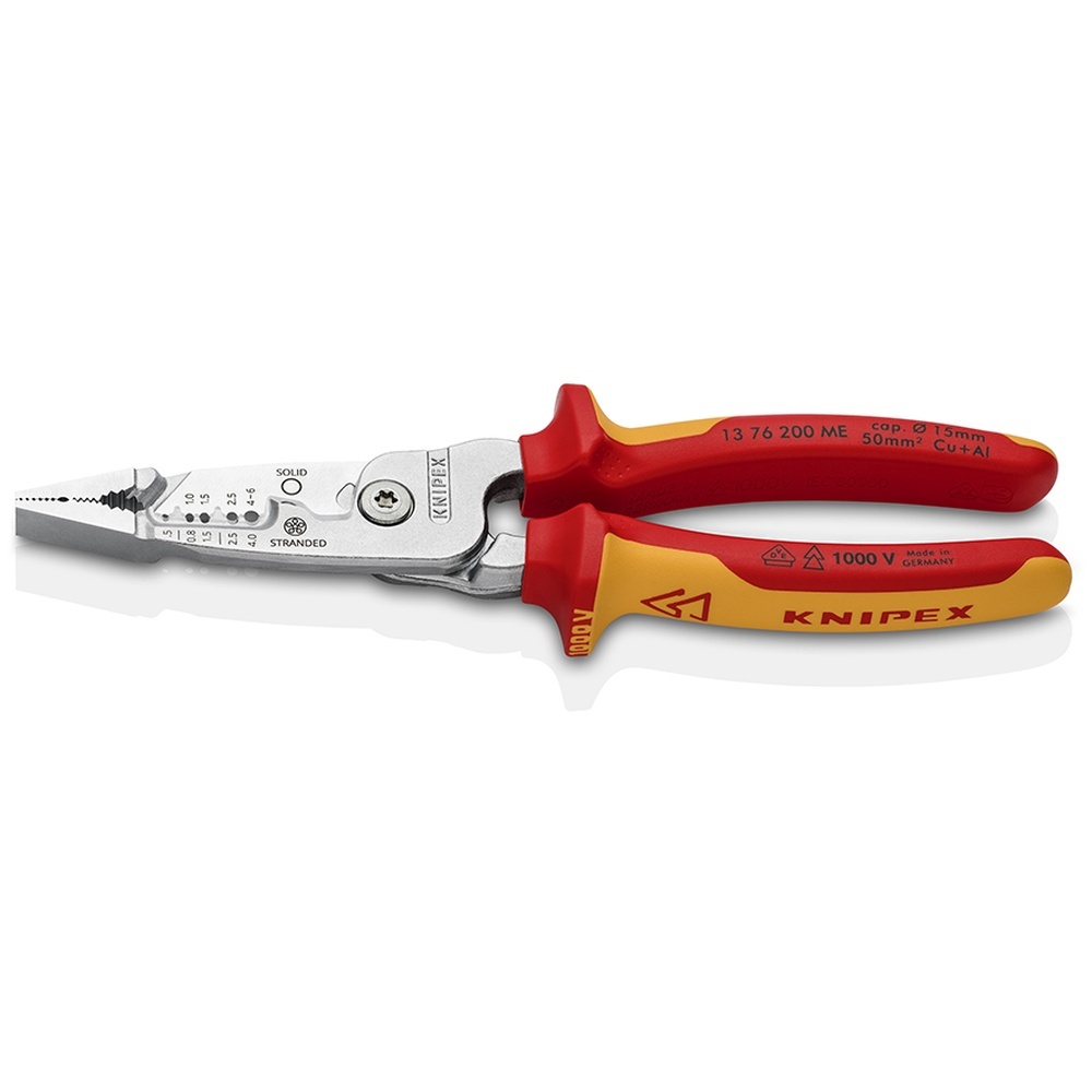 Knipex Multifunktions Elektrikerzange 13 76 200 ME