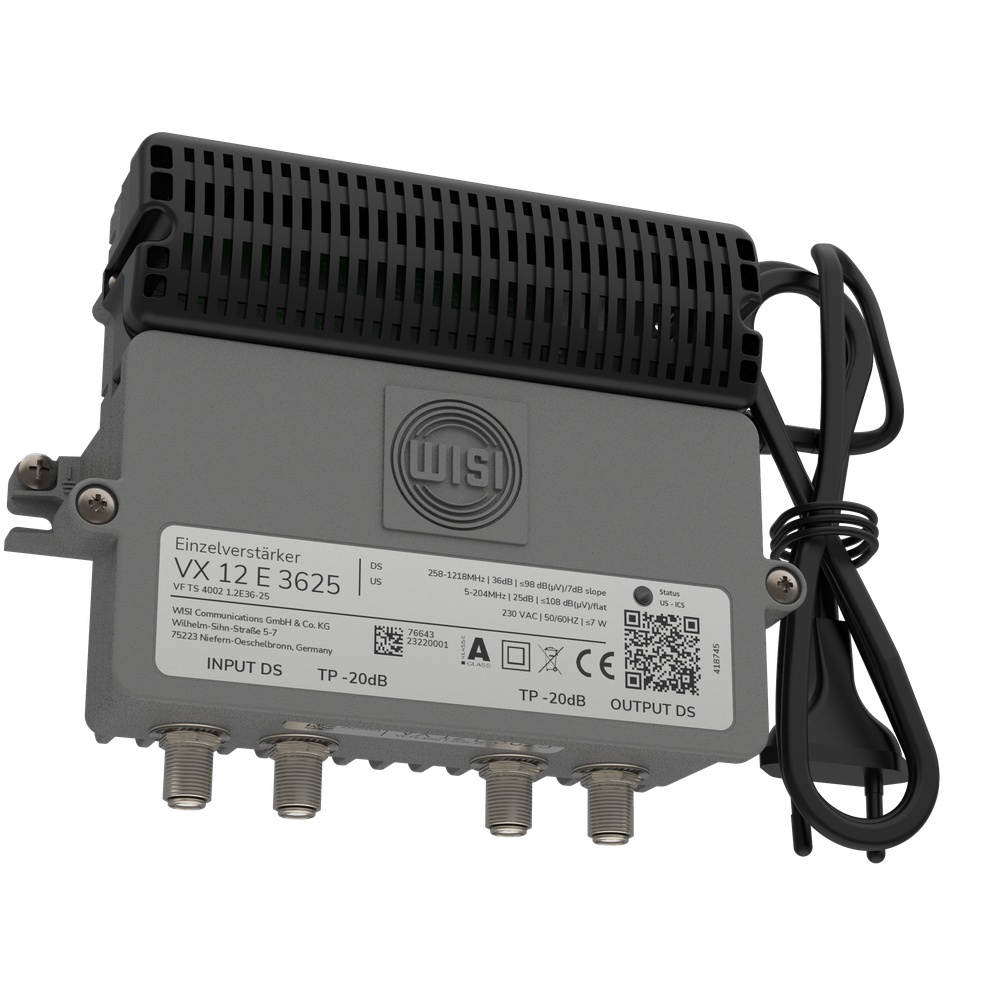 Wisi Hausanschlussverstärker 76835 Typ VX12E3625