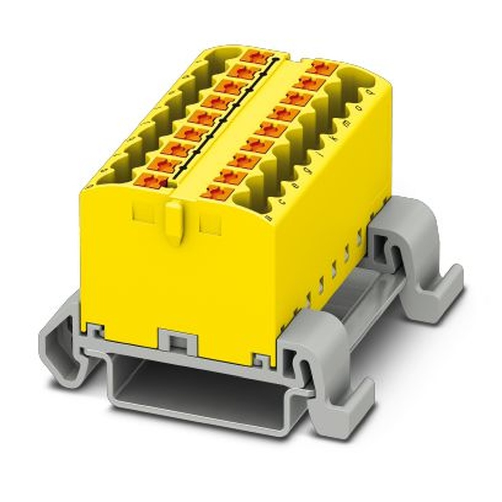 Phoenix Contact Verteilerblock 3273182 Typ PTFIX 18X2,5-NS35A YE