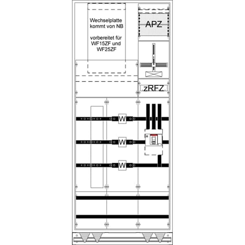 Striebel & John Mess Wandlerschrank 2CPX056087R9999 Typ WX32K4S
