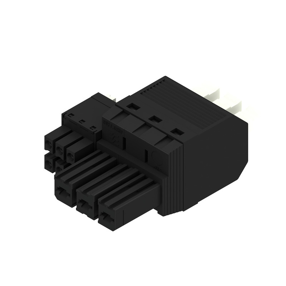 Weidmüller Hybridsteckverbinder 2549410000 Typ BVFL 7.62HP/03/180 BCF/06R SN BK BX