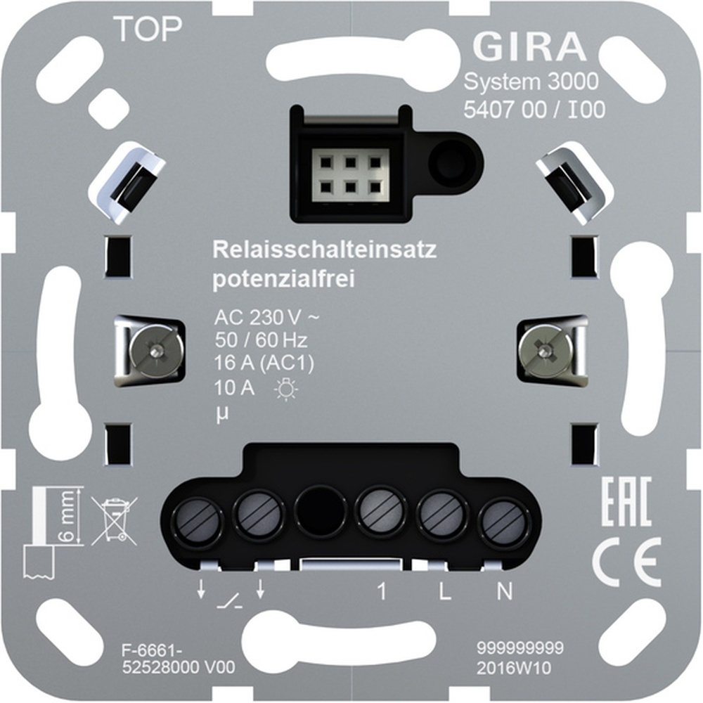 Gira Relaisschalteinsatz 540700