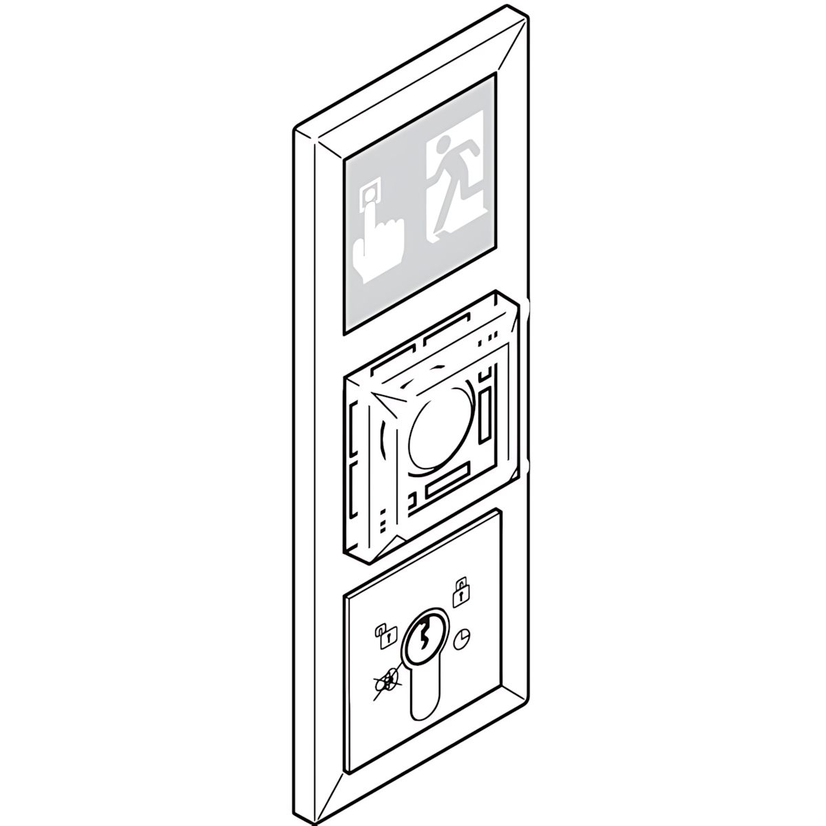 Assa Abloy Fluchttürsteuerterminal 1385-11B1--0400 Typ 1385-11B