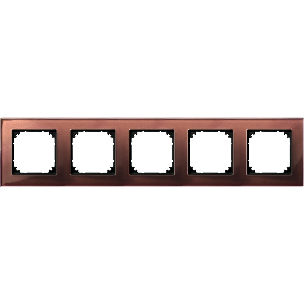 Merten Echtglasrahmen 5fach 489515