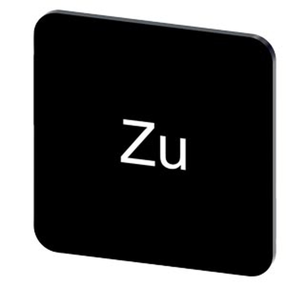 Siemens Bezeichnungsschild 3SU1900-0AF16-0AL0