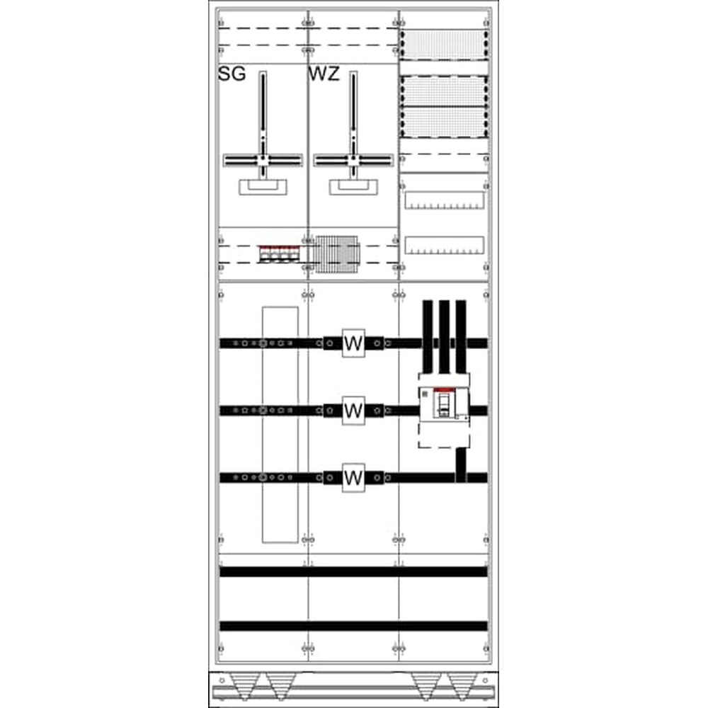Striebel & John Komplettschrank 2CPX056149R9999 Typ WX32KK11S