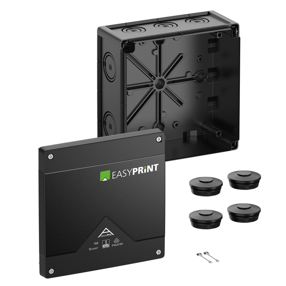 Spelsberg Abzweigkasten 416000EP Typ Abox Pro 160-L/sw EasyPrint