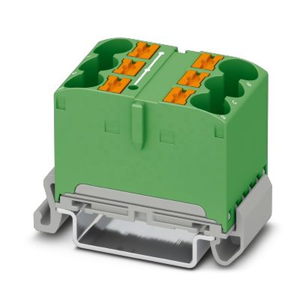Phoenix Contact Verteilerblock 1082483 Typ PTFIX 6X10/S-NS35A GN