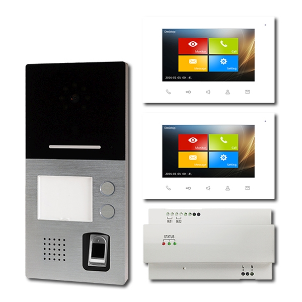 HHG Freisprechanlage m. Fingerprint VILLA-AP-SET-2-FP Nr. VILLAAPSET2FP