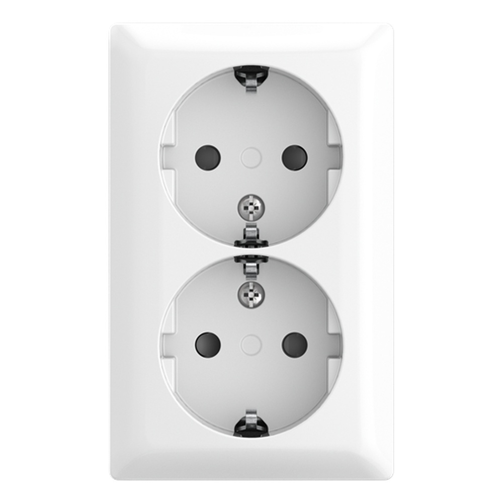 Busch-Jäger SCHUKO Doppelsteckdose 202 EAPBJ-524 Nr. 2TKA00005531